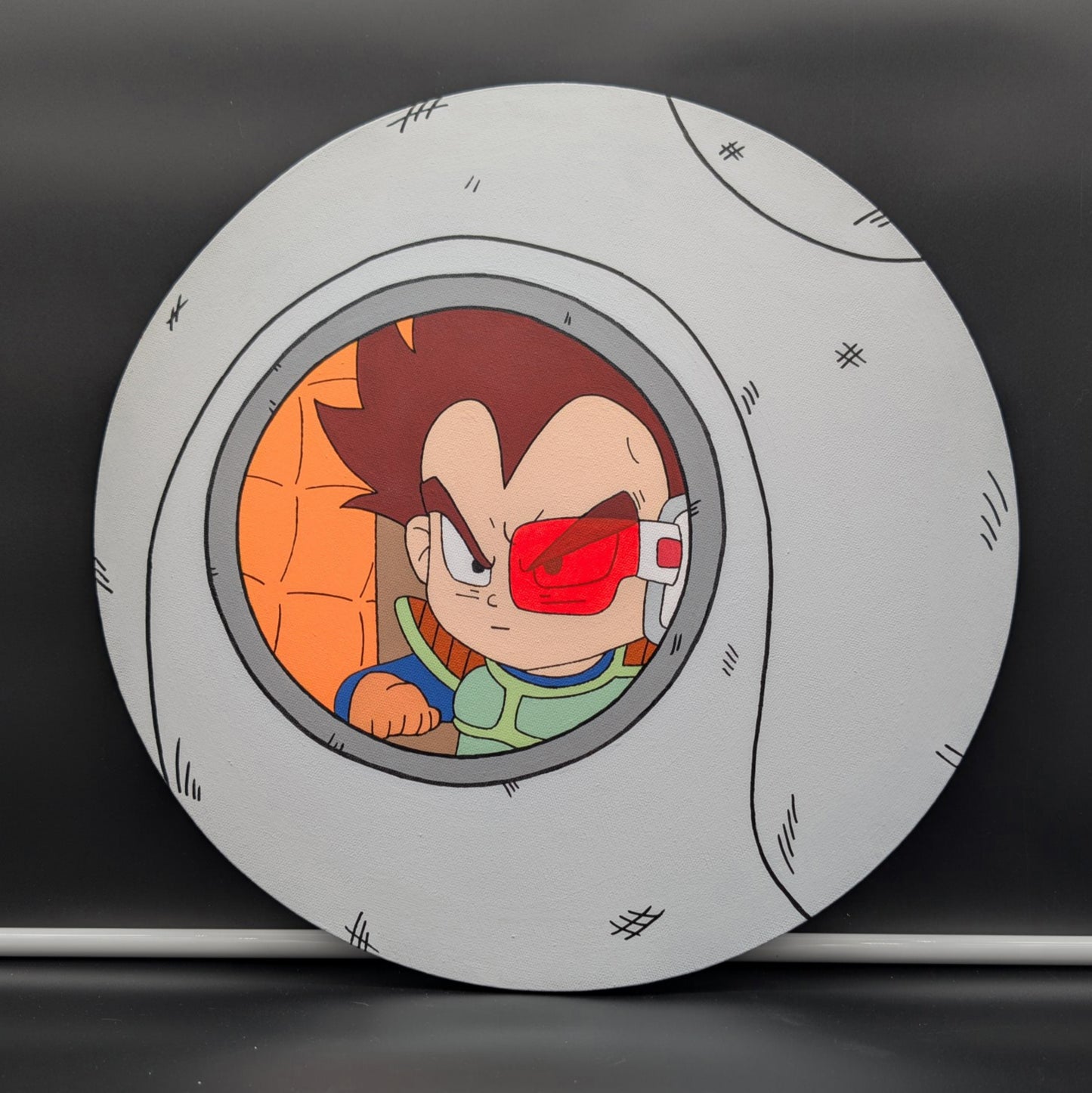 Arlia Vegeta Space Pod Canvas 16"