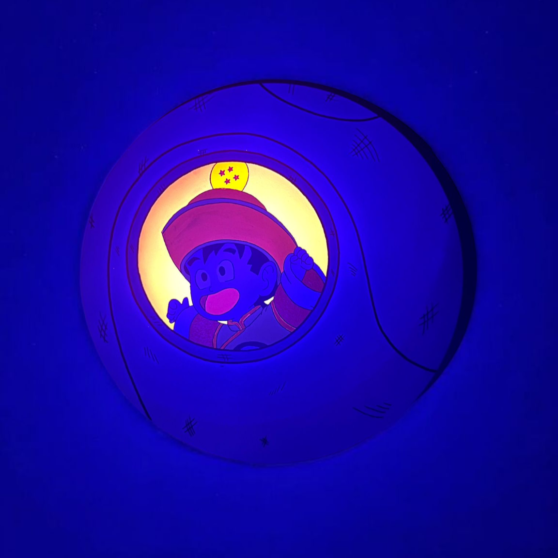 Gohan Space Pod Canvas 16"