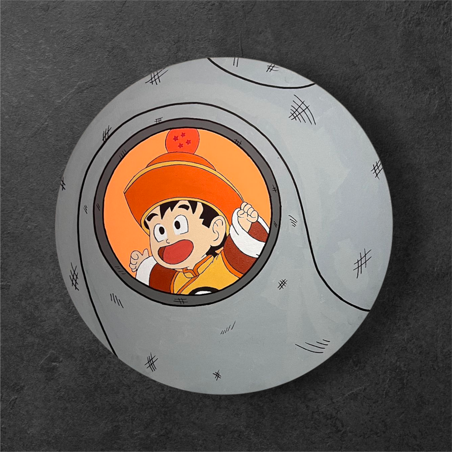 Gohan Space Pod Canvas 16"