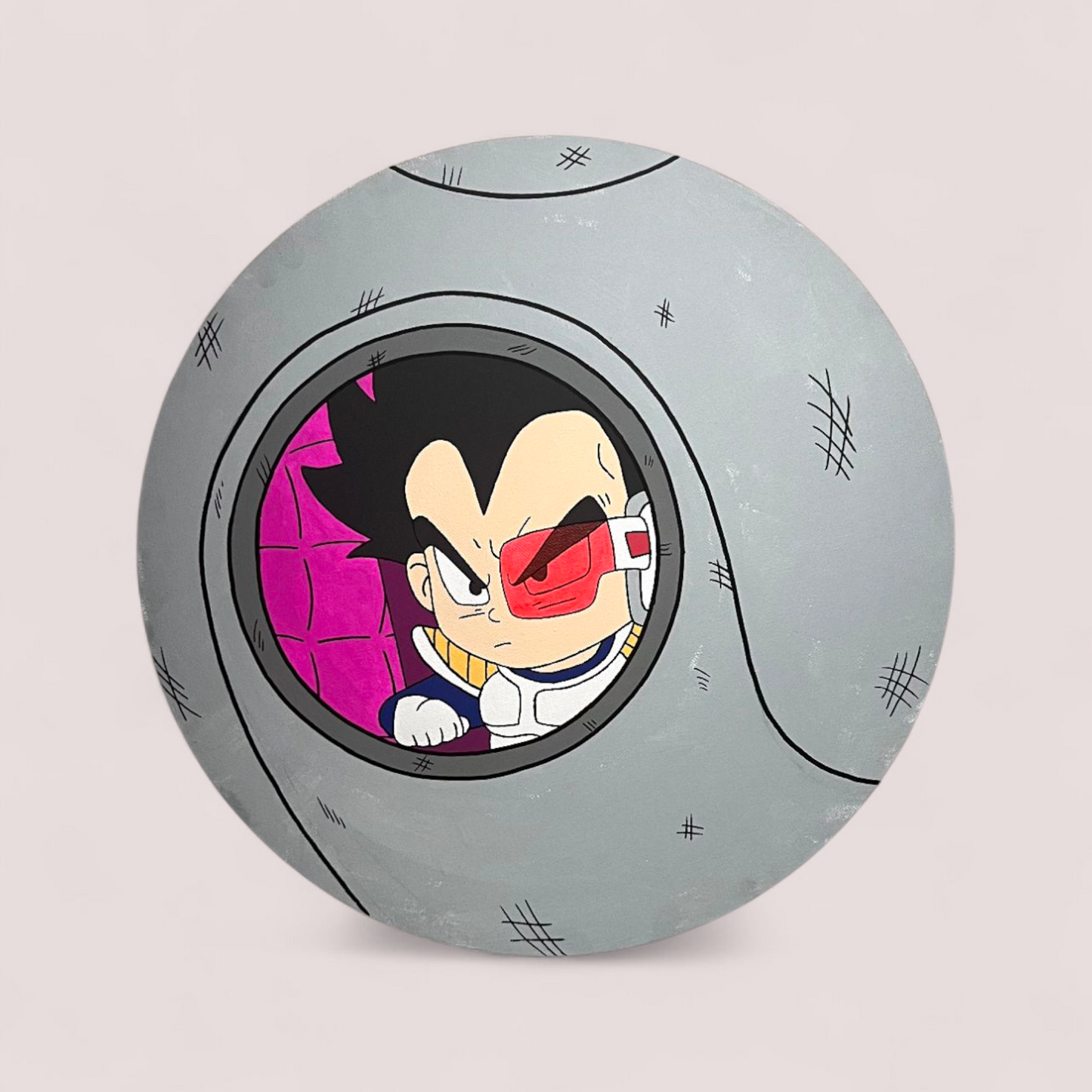 Vegeta Pod Canvas 16"